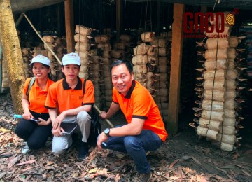 CHUYẾN THAM QUAN TÌM HIỂU VÙNG NGUYÊN LIỆU : NẤM LINH CHI GACO