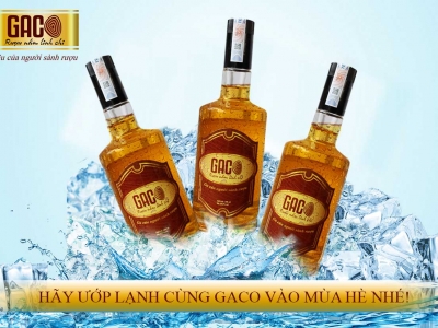 CÁCH UỐNG RƯỢU GACO VÀO MÙA HÈ